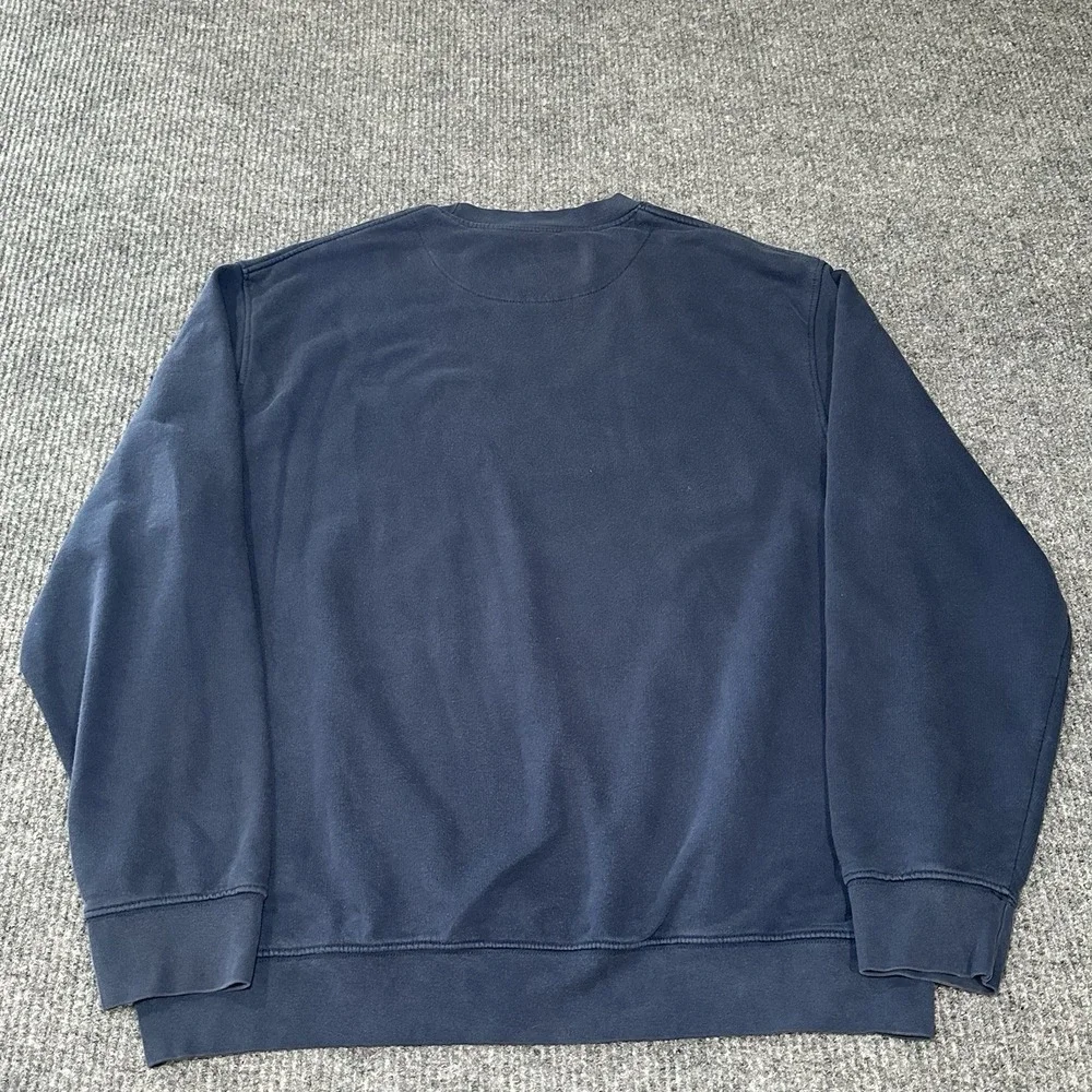 VINTAGE Nike Sweatshirt Mens XL Navy Blue Swoosh Crewneck Pullover Logo‎ 2000s